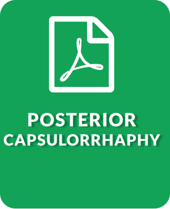 POSTERIORCAPSULORRHAPHY